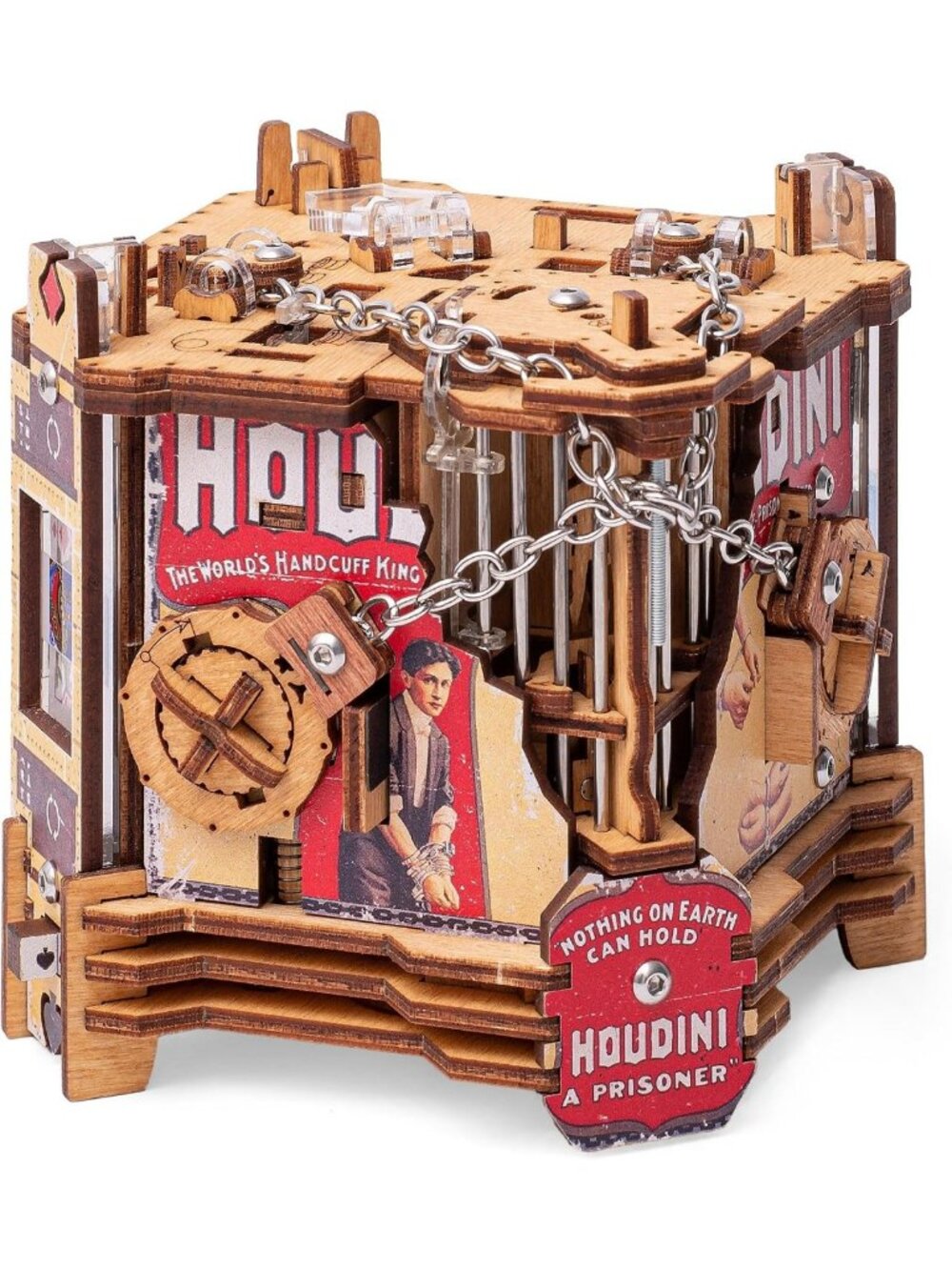 Escape Room Puzzle Box - Brain Teaser Game for Adults - Fun Challenge & Gift